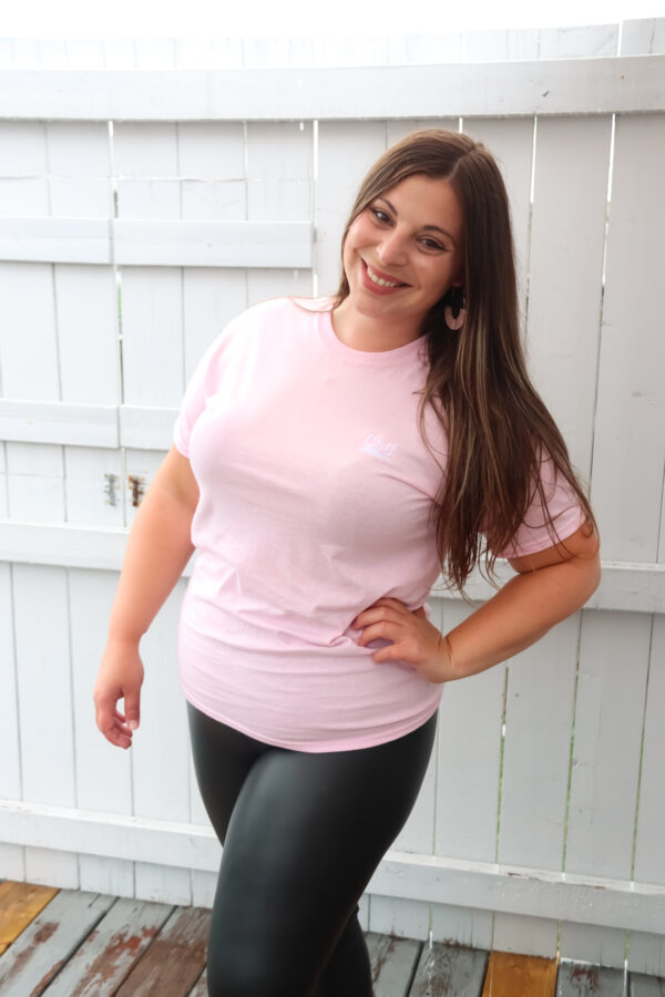 Sunset Pink Cities and Oceans Comfort T