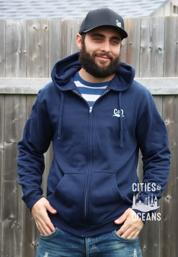Cities and Oceans Comfort Zip Up - Image 3