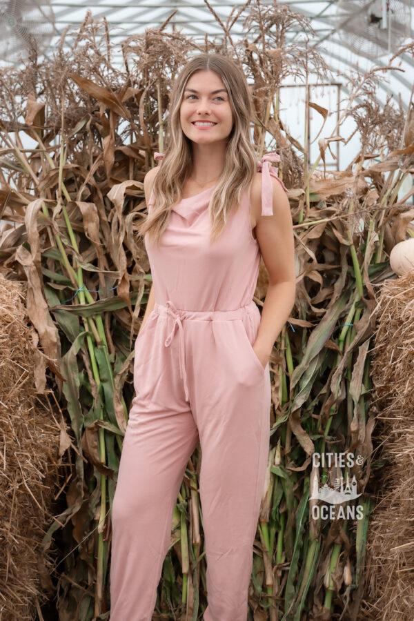 Sarasota Peach Jumpsuit